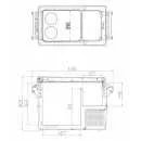 Chladící box DUAL kompresor 45l 230/24/12V -20°C