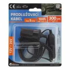 Prodlužovací kabel 12/24V 5A 3m