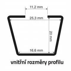 Střešní nosič FABIA III zámek černý DIH - liftback